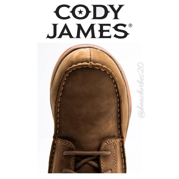 CODY JAMES Men\'s Casual Driver Work Boots Composite Toe 9.5D Brown NIB main image 7